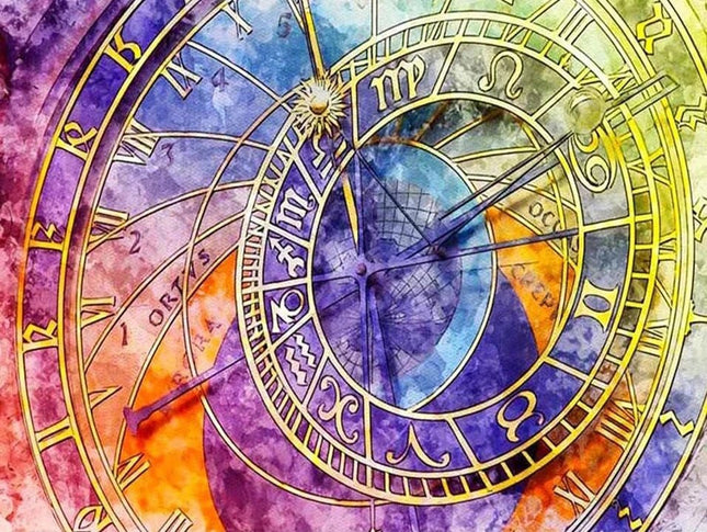 Astronomische Uhr LA - Voll AB 5D DIY Diamond Painting - Kreativsein.shop