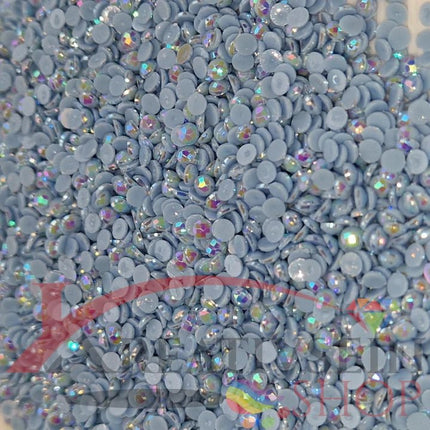 DMC 3325 Baby Blue LT - runde Steine - Aurora Borealis (AB) - Diamond Painting - Kreativsein.shop