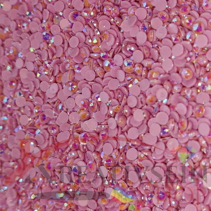 DMC 3609 Plum ULT LT - runde Steine - Aurora Borealis (AB) - Diamond Painting - Kreativsein.shop