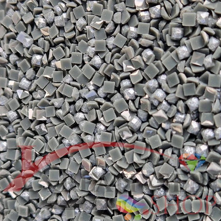 DMC 413 Pewter Grey DK - eckige Steine - Fairy Dust - Diamond Painting - Kreativsein.shop