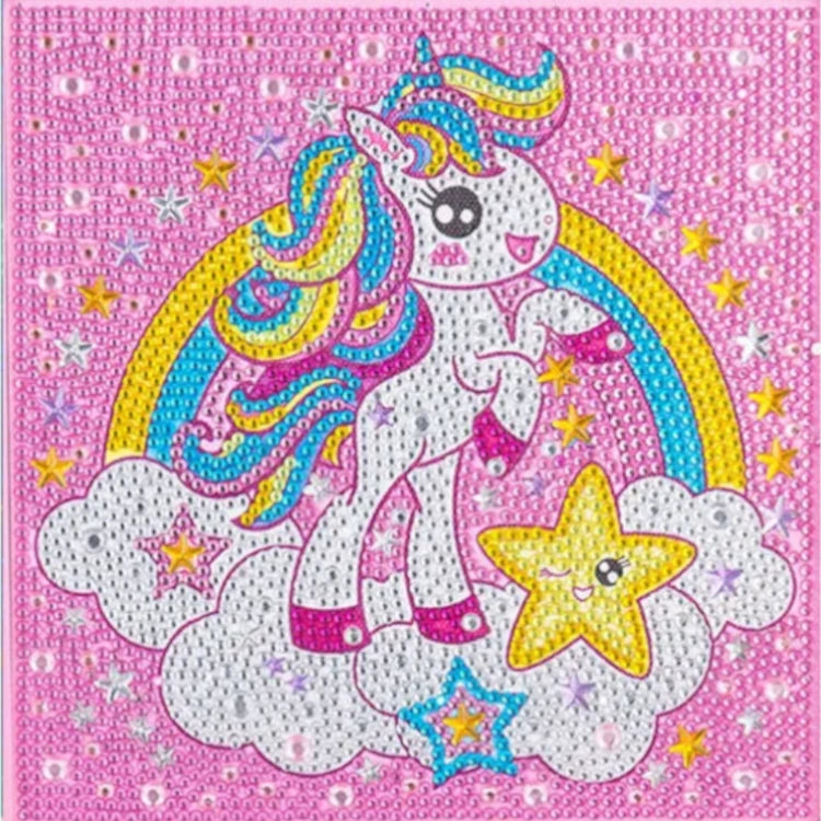 Einhorn mir Regenbogen Kindermotiv - Diamond Painting Shop Schweiz