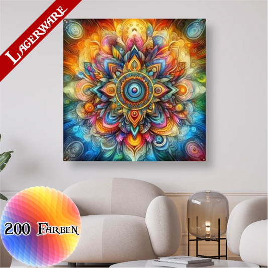Mandala Blume 200 Farben LA - 5D DIY Diamond Painting