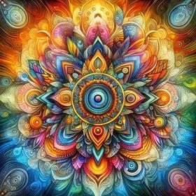 Mandala Blume 200 Farben LA - 5D DIY Diamond Painting - Kreativsein.shop