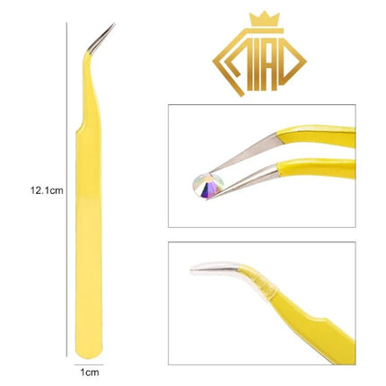 Pinzette Metall gerade oder gebogen - Diamond Painting - Kreativsein.shop