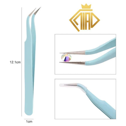 Pinzette Metall gerade oder gebogen - Diamond Painting - Kreativsein.shop