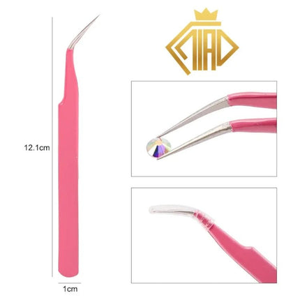 Pinzette Metall gerade oder gebogen - Diamond Painting - Kreativsein.shop