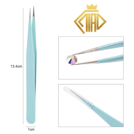 Pinzette Metall gerade oder gebogen - Diamond Painting - Kreativsein.shop