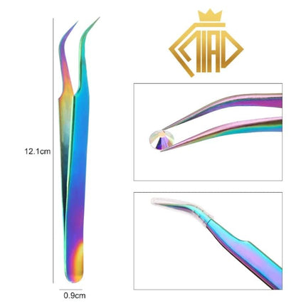 Pinzette Metall gerade oder gebogen - Diamond Painting - Kreativsein.shop