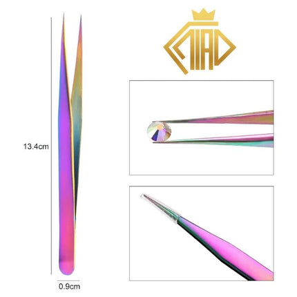 Pinzette Metall gerade oder gebogen - Diamond Painting - Kreativsein.shop