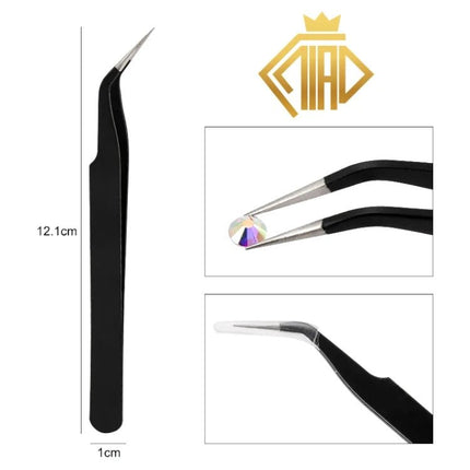 Pinzette Metall gerade oder gebogen - Diamond Painting - Kreativsein.shop