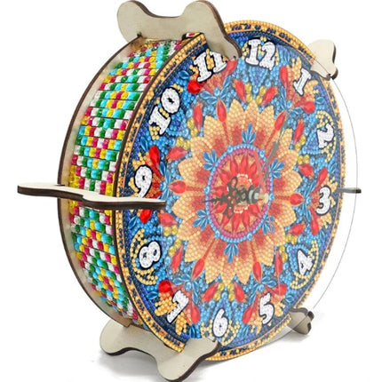 Uhr Mandala 1 - Diamond Painting - Kreativsein.shop