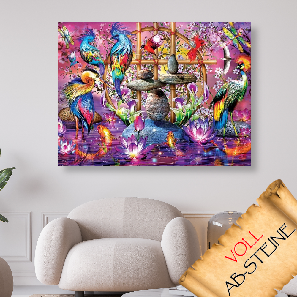 Vögel - Voll AB 5D DIY Diamond Painting - Diamond Painting Shop - Schweiz