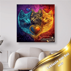 3 Katzen als Herz - 5D DIY Diamond Painting - Kreativsein.shop