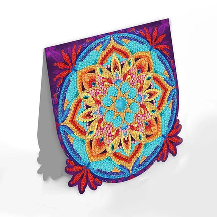 8 x Grusskarten Mandala - Diamond Painting - Kreativsein.shop