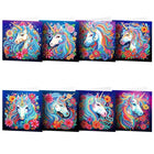 8 x Grusskarten mit Einhorn - Diamond Painting - Kreativsein.shop