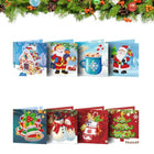 8 x Weihnachtsgrusskarte - Diamond Painting - Kreativsein.shop