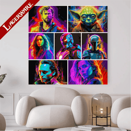 Abstrakte Collage - 5D DIY Diamond Painting - Kreativsein.shop