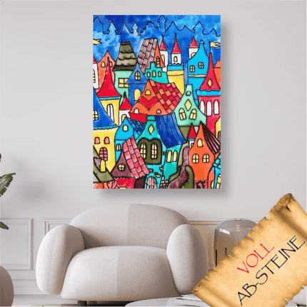 Abstrakte Stadt - Voll AB 5D DIY Diamond Painting - Kreativsein.shop