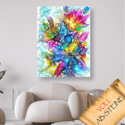 Abstrakter Blumenstrauss - Voll AB 5D DIY Diamond Painting - Kreativsein.shop