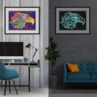 Adlerkopf - Glow in the Dark Diamond Painting - Kreativsein.shop