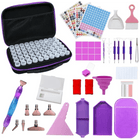 Aufbewahrungskoffer mit 60 Dosen + XXL Zubehör SET - Diamond Painting - Kreativsein.shop
