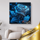 Blaue Rosenblüte - 5D DIY Diamond Painting - Kreativsein.shop