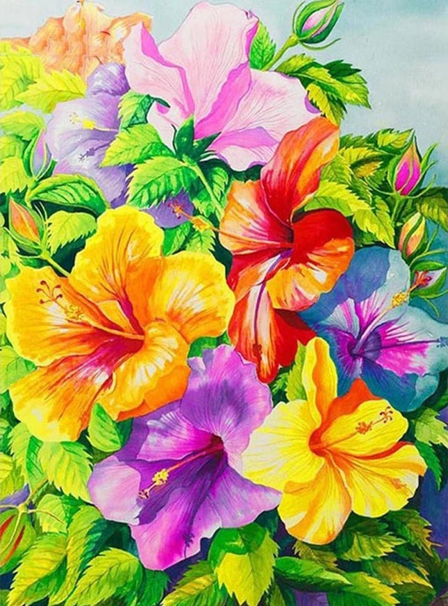 Blumenblüten - Voll AB 5D DIY Diamond Painting - Kreativsein.shop