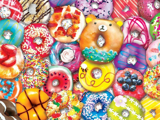 Bunte Donuts - Voll AB 5D DIY Diamond Painting - Kreativsein.shop