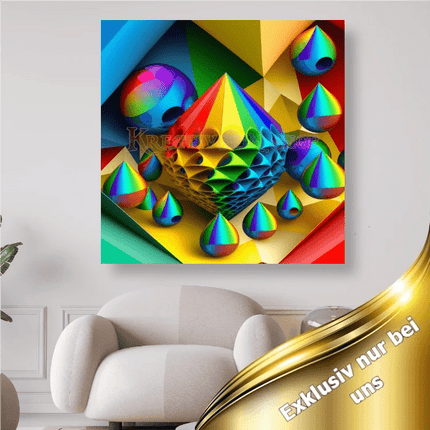 Bunte Formenvielfalt - 5D DIY Diamond Painting - Kreativsein.shop