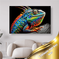 Bunter Leguan - 5D DIY Diamond Painting - Kreativsein.shop