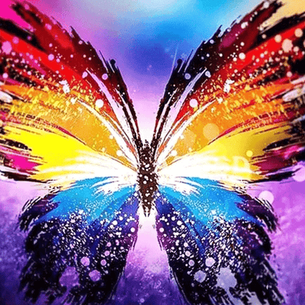 Bunter Schmetterling - 5D DIY Diamond Painting - Kreativsein.shop