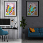 Bunter Schmetterling - Glow in the Dark Diamond Painting - Kreativsein.shop