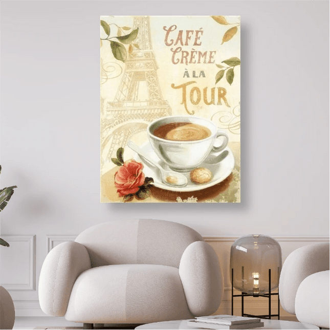 Café Creme a la Tour - 5D DIY Diamond Painting - Kreativsein.shop