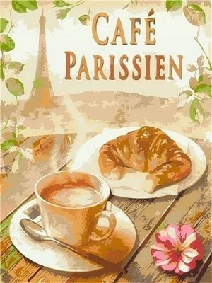 Café Parissien - 5D DIY Diamond Painting - Kreativsein.shop