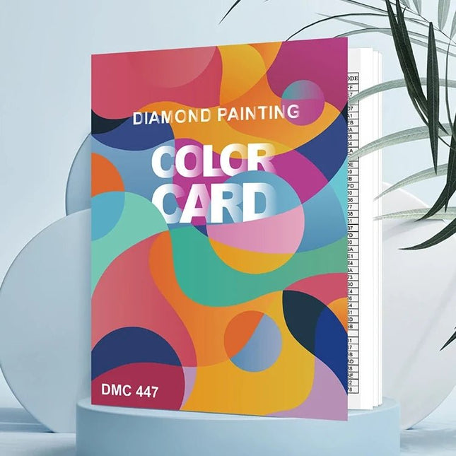 Color Heft mit allen 447 DMC Farben - Diamond Painting - Kreativsein.shop