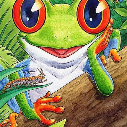 Comic Frosch - 5D DIY Diamond Painting - Kreativsein.shop