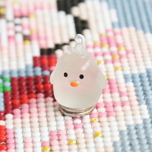 Cover Minder Küken nachtleuchtend - Diamond Painting - Kreativsein.shop