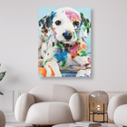 Dalmatiner Welpe bunt angemalt - 5D DIY Diamond Painting - Kreativsein.shop