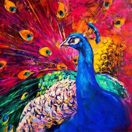 Der Pfau - Voll AB 5D DIY Diamond Painting - Kreativsein.shop