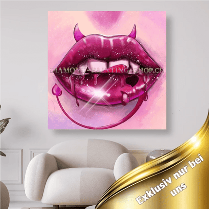 Der Vampirmund - 5D DIY Diamond Painting - Kreativsein.shop