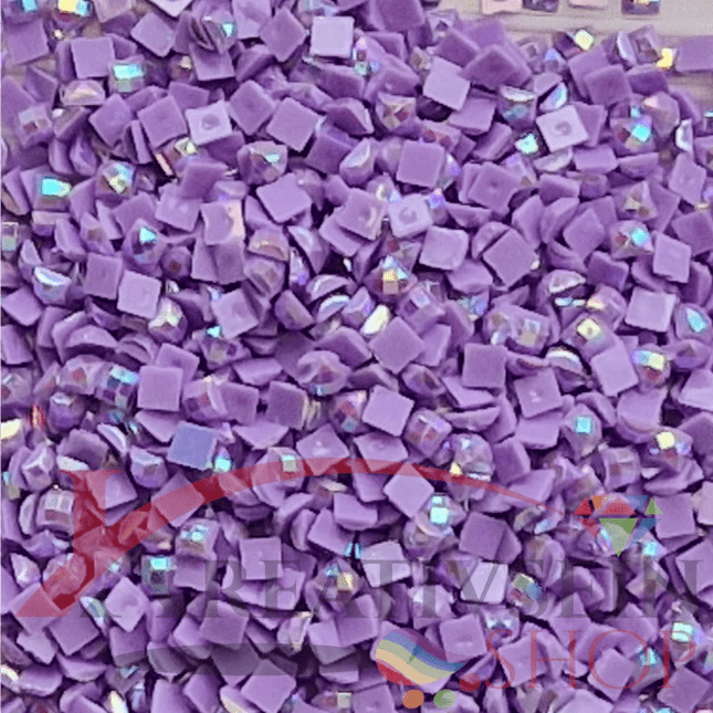 DMC 210 Lavender MED - eckige Steine - Aurora Borealis (AB) - Diamond Painting - Kreativsein.shop