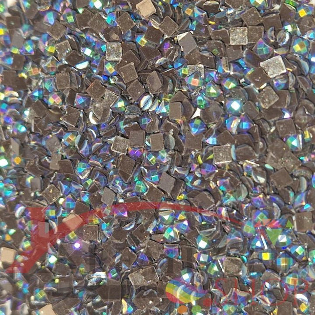 DMC 3371 Black Brown - eckige Steine - Aurora Borealis (AB) - Diamond Painting - Kreativsein.shop