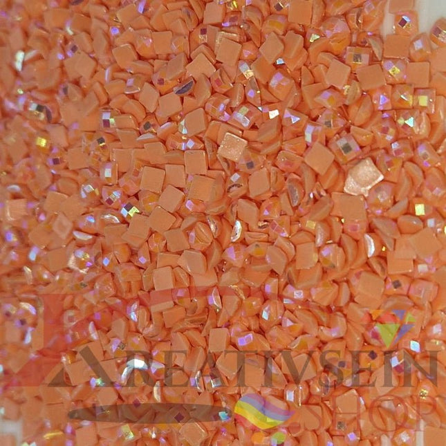 DMC 352 Coral LT - eckige Steine - Aurora Borealis (AB) - Diamond Painting - Kreativsein.shop