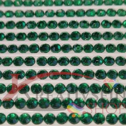 DMC 3818 Emerald Green ULT VY DK - rund Steine - Strass - Diamond Painting - Kreativsein.shop