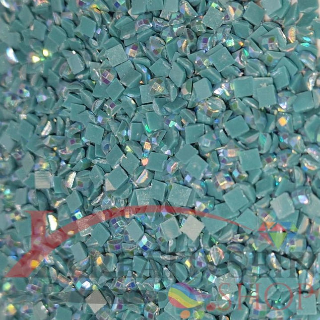 DMC 3848 Teal Green MED - eckige Steine - Aurora Borealis (AB) - Diamond Painting - Kreativsein.shop