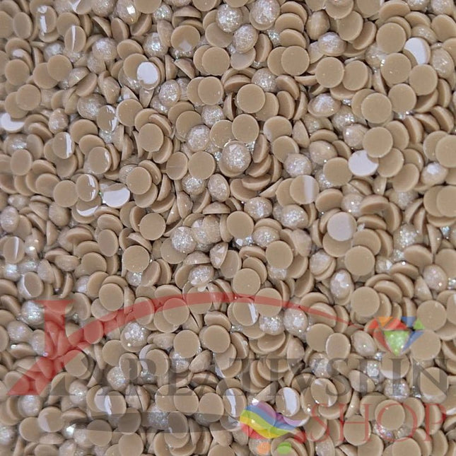 DMC 3863 Mocha Beige MED - runde Steine - Fairy Dust - Diamond Painting - Kreativsein.shop