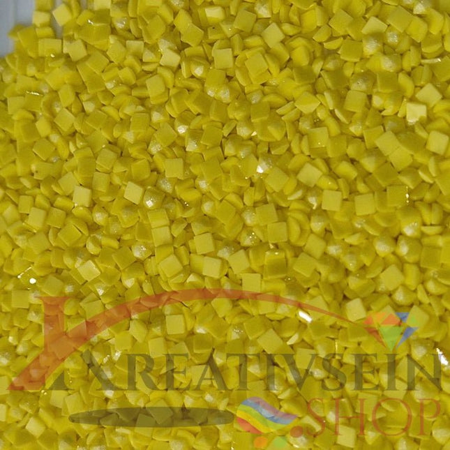 DMC 445 Lemon LT - eckige Steine - Fairy Dust - Diamond Painting - Kreativsein.shop