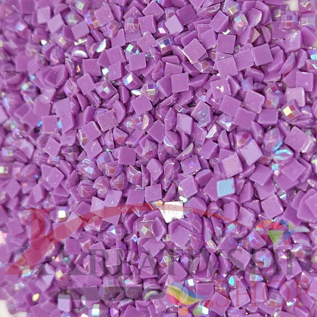 DMC 552 Violet MED - eckige Steine - Aurora Borealis (AB) - Diamond Painting - Kreativsein.shop