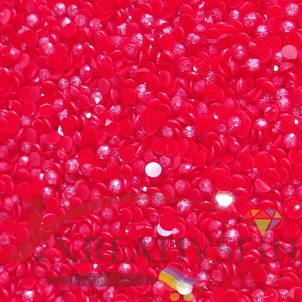 DMC 666 Christmas Red LT - runde Steine - Fairy Dust - Diamond Painting - Kreativsein.shop