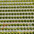 DMC 733 Olive Green MED - rund Steine - Strass - Diamond Painting - Kreativsein.shop